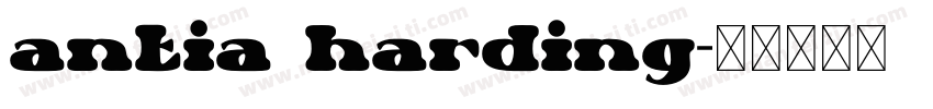 antia harding字体转换